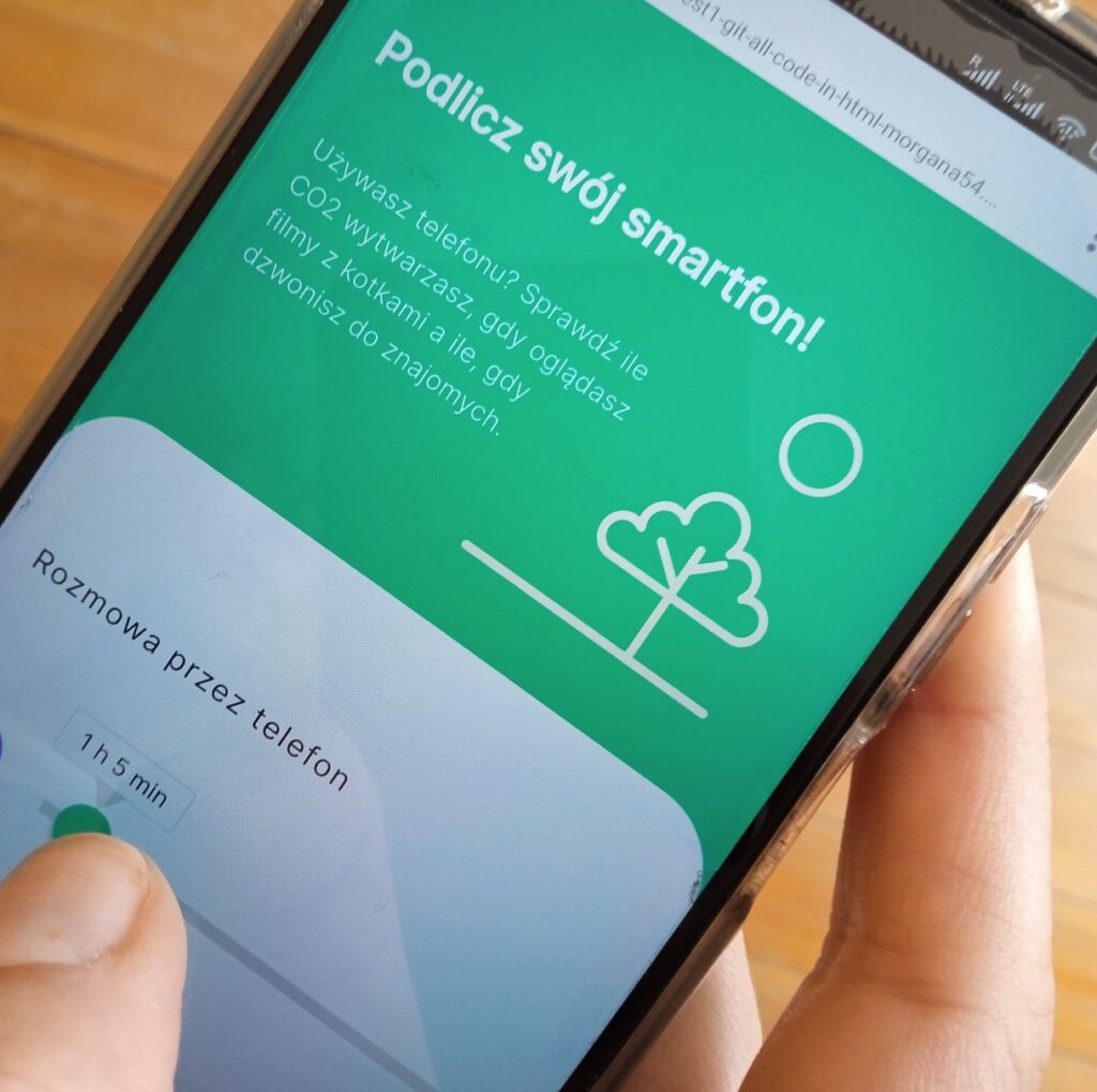 ślad węglowy używania telefonu